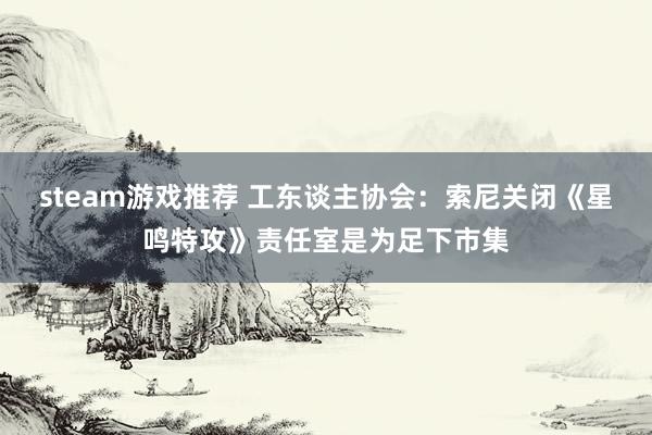 steam游戏推荐 工东谈主协会：索尼关闭《星鸣特攻》责任室是为足下市集