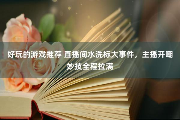 好玩的游戏推荐 直播间水洗标大事件，主播开嘲妙技全程拉满